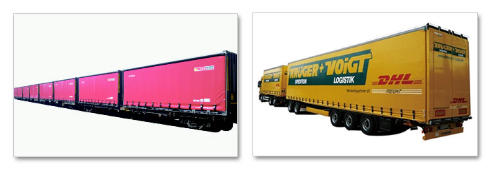 Truck And Train Side Curtain Integrated, Curtain Side Rollers